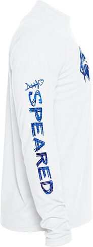 Spearfishing UV T-Shirt: UPF 50+ Long Sleeve Men’s Sun Protection, Rashguard for Scuba Diving, Fishing, Swim: Hogfish Camo in Saudi Arabia