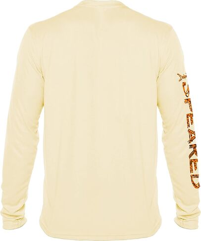 Spearfishing UV T-Shirt: UPF 50+ Long Sleeve Men’s Sun Protection, Rashguard for Scuba Diving, Fishing, Swim: Hogfish Camo in Saudi Arabia