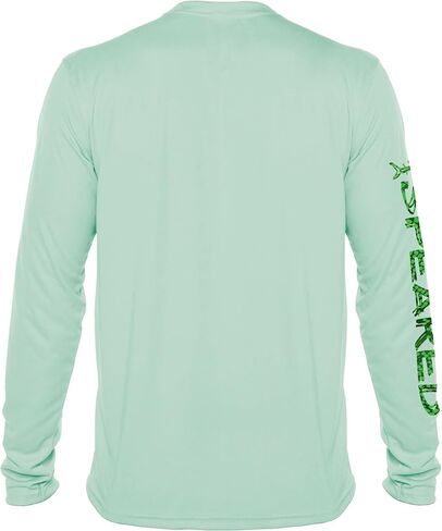 Spearfishing UV T-Shirt: UPF 50+ Long Sleeve Men’s Sun Protection, Rashguard for Scuba Diving, Fishing, Swim: Hogfish Camo in Saudi Arabia