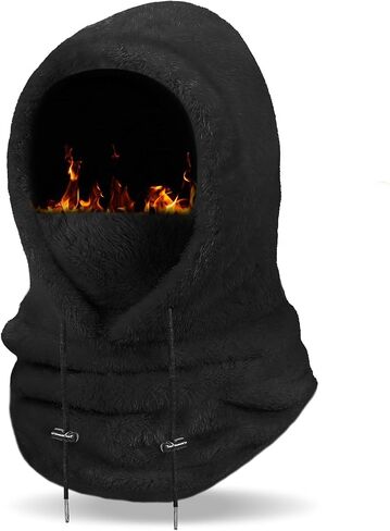 Winter Balaclava Ski Mask: Windproof Fleece Warm Face Cover Hood for Men Women Snowboarding Skiing Hiking Cycling in Saudi Arabia