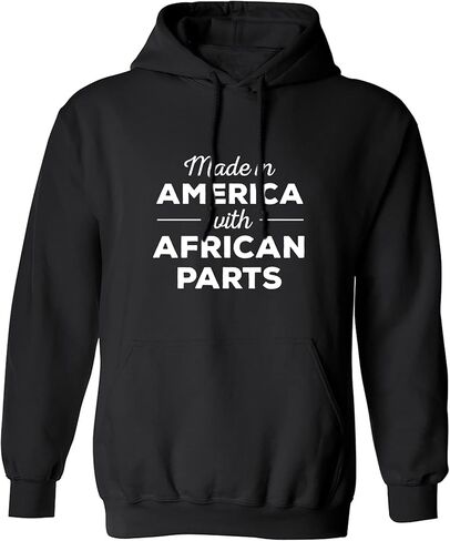 zerogravitee Made In America w/African Parts Adult Hooded Sweatshirt in Saudi Arabia