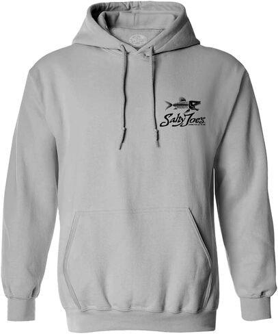 سترة بغطاء للرأس للرجال من SALTY JOES بشعار Skeleton Fish in Kuwait