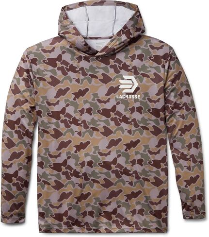 LaCrosse Long Sleeve Sun Hoodie for Men - Lightweight, Breathable, UPF 40+ Protection, Quick Dry Athletic Pullover in Saudi Arabia