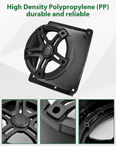 SAUTVS 6.5 بوصة تحت داش كيك مكبر صوت لملحقات Yamaha G14 G16 G19 G20 G22، حامل مكبر صوت أمامي لعربة الجولف القياسية Yamaha G14-G22، يدعم أجهزة مكبر الصوت 6.5 بوصة، قطعتان in Saudi Arabia