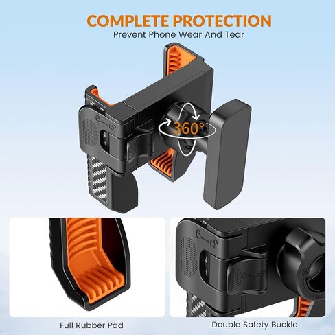 Magnetic Golf Cart Phone Holder, Golf Cart Accessories for Men/Women, 360°Rotation & Super Strong Magnet Keep Phone Safe and in Place. Perfect Golf Gifts & Compatibility with All Phones in Kuwait