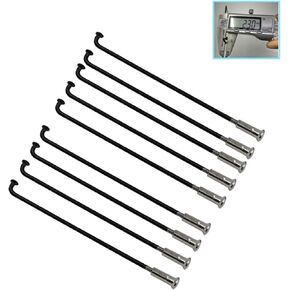 20Pcs 13 Gauge Diameter 2.3 Mm 304 Stainless Steel J-Bend Equal Diameter Cylinder Body Electric Bicycle Spokes for BLDC Hub Motor in Saudi Arabia
