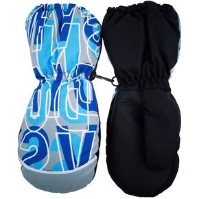 قفازات FGSS للتزلج على الجليد للأولاد والبنات دافئة مقاومة للرياح على الجليد قفازات مضادة للانزلاق لركوب الدراجات في الطقس البارد (5-7 سنوات) in Kuwait