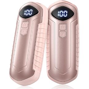 Rechargeable Hand Warmers 2 Pack, 6000mAh Electric Hand Warmers, 5-Settings, Portable Pocket Heater, Great for Men Women Kids, sutable for Outdoors Office Travel Hunting in Saudi Arabia