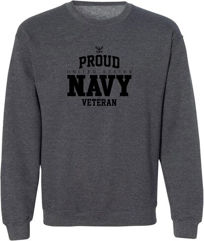 zerogravitee Proud United States Navy VETERAN Crewneck Sweatshirt in Saudi Arabia