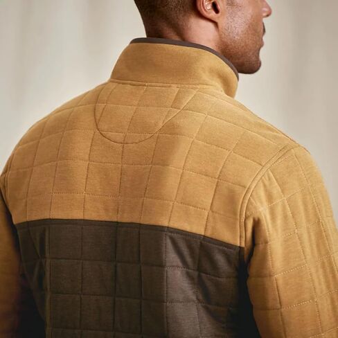 Orvis Battenkill Colorblock Quilted 1/4-Snap Sweatshirt for Men – Cloud-Soft Comfort, Lightweight Warmth, Effortless Layering in Saudi Arabia