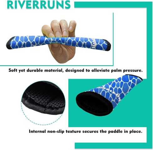 1007 Kayak Paddle Grips Non-Slip Rubber Blister Prevention Ultra-Light & Soft Paddle Grips Kayak Accessories for Standard 31mm/1.22 Inch Diameter Take-Apart Kayak Paddles in Saudi Arabia