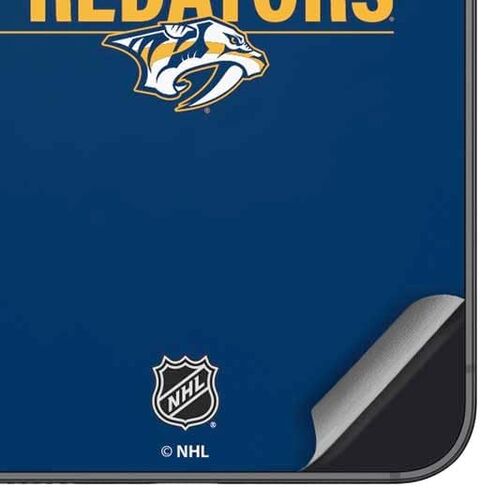 Skinit Decal Phone Skin Compatible with Galaxy S25 - Officially Licensed NHL Nashville Predators Logo Design in Saudi Arabia
