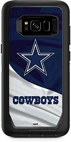 ملصق Skinit متوافق مع OtterBox Defender Galaxy S8 - تصميم مرخص رسميًا من NFL Dallas Cowboys in Saudi Arabia
