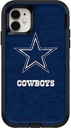غلاف Skinit متوافق مع حافظة OtterBox Defender iPhone 11 - تصميم مرخص رسميًا من NFL Dallas Cowboys in Saudi Arabia