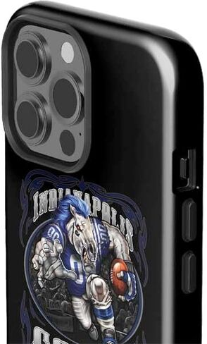 حافظة هاتف Skinit Impact متوافقة مع iPhone 14 Pro Max - تصميم مرخص رسميًا من الدوري الوطني لكرة القدم الأمريكية NFL Indianapolis Colts in Saudi Arabia