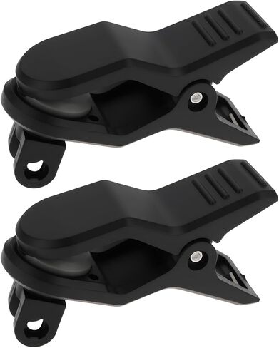2PCS Guitar Tuner Clip 48x16mm Suitable for Guitar Instrument Black in Saudi Arabia