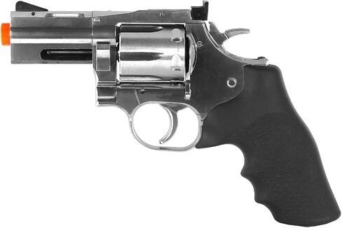 715 مسدس Airsoft CO2 مقاس 2.5 بوصة، مسدس Airsoft فضي in Kuwait