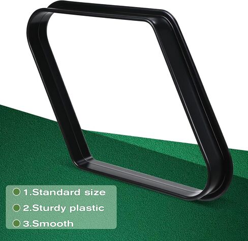 البلياردو الأسود 9 الكرة طاولة بلياردو مثلث الرف 9-الكرة الماس برك الكرة رفوف البلاستيك مثلث الرف ل 2-1 / 4 "حمامات كرات اكسسوارات طاولة بلياردو in Kuwait