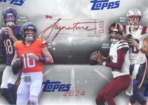 صندوق ناسف مختوم من مصنع Topps Signature Class لكرة القدم لعام 2024 مع (4) برونزية حصرية و(2) متوازيات حمراء وصفراء! ابحث عن RC وسيارات in Saudi Arabia