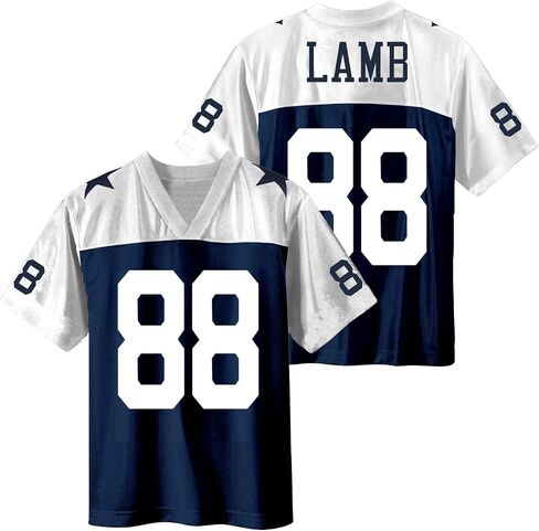 CeeDee Lamb Dallas Cowboys Navy #88 NFL Kids Youth 4-20 Name and Number Alternate Away Player Football Jersey in Saudi Arabia