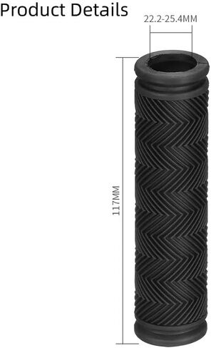 1 Pair Bike Handle Grips, Kids Non-Slip-Rubber Bicycle Handlebar Grips, Specialized Replacement Bike Grips, for Beach Cruiser Razor Scooter Foldable Mountain Bicycle Tricycle BMX MTB in Saudi Arabia