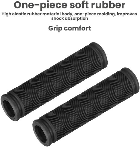 1 Pair Bike Handle Grips, Kids Non-Slip-Rubber Bicycle Handlebar Grips, Specialized Replacement Bike Grips, for Beach Cruiser Razor Scooter Foldable Mountain Bicycle Tricycle BMX MTB in Saudi Arabia