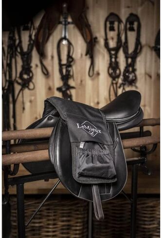 LeMieux Vector Stirrup Cover - Black in Saudi Arabia