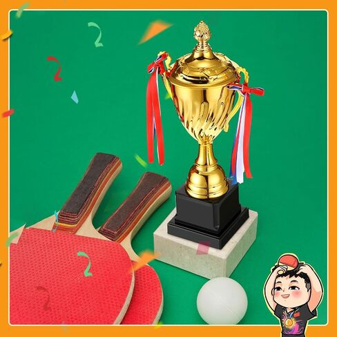 4 قطع من أكواب الكأس الكبيرة من Inbagi مقاس 35.56 سم، جائزة الكأس الذهبية للكبار، هدايا لحفلات كرة القدم لرياضات الجولف، دوري كرة السلة، بطولات الفريق، هدايا الحفلات والمهرجانات in Saudi Arabia