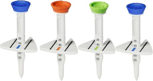 4Pcs/Set Golfs Tees for Golfs Driver Training ABS Golfs Tees Low Resistance More Distance Consistent Height Tees in Saudi Arabia