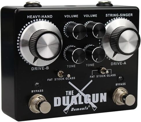 Demonfx Dual Gun 2 Channel Blues/Rock Overdrive Numerous set Options Fast US Ship in Saudi Arabia