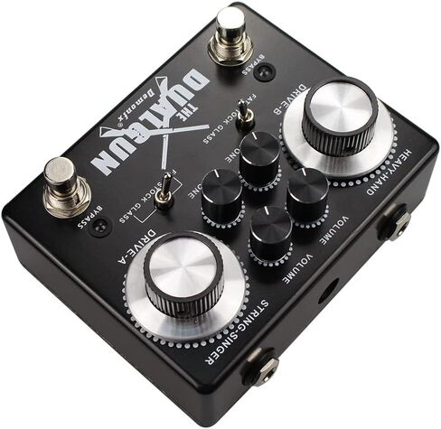 Demonfx Dual Gun 2 Channel Blues/Rock Overdrive Numerous set Options Fast US Ship in Saudi Arabia
