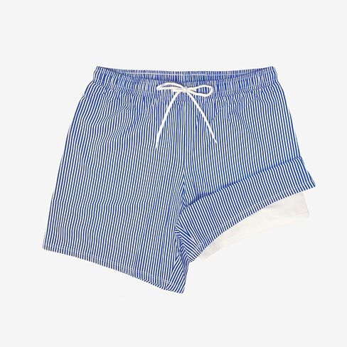 Mens Swim Trunks Summer Beach Board Shorts Quick Dry Swimwear Casual Vacation Bathing Suit with Liner in Saudi Arabia