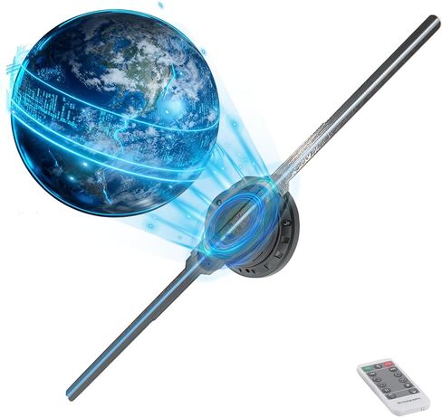 3DhologramFan 19.7 بوصة شاشة عرض إعلانية ثلاثية الأبعاد HD LED شجرة عيد الميلاد ثلاثية الأبعاد لعيد الميلاد والهالوين والأعمال التجارية والمتجر والعطلات 50 سم ثلاثية الأبعاد مع 1500 مكتبة فيديو in Kuwait
