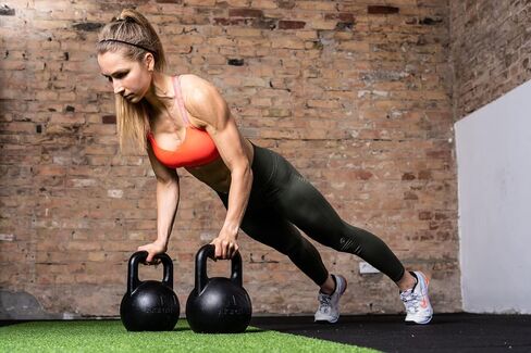 9 في 1 Kettlebell للمنافسة القابلة للتعديل - 24-53 رطلاً و35-70 رطلاً موفرة للمساحة مثالية للصالات الرياضية المنزلية in Saudi Arabia