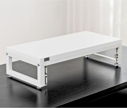 Desktop Rack Stand 2U, Rack for Audio Equipment and Stand for Speaker or Display (Black) in Saudi Arabia
