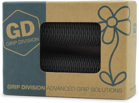 GD - مقابض أمان جديدة لدراجة الأطفال من Grip Division مع حماية من الصدمات لدراجات التوازن والدراجات البخارية ومقود دراجات BMX للأطفال (زوج) - أسود in Saudi Arabia
