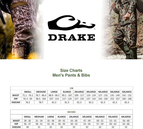 سروال رجالي من Drake Waterfowl مصنوع من البوليستر/الإسباندكس خفيف الوزن ماص للرطوبة وسريع الجفاف in Saudi Arabia