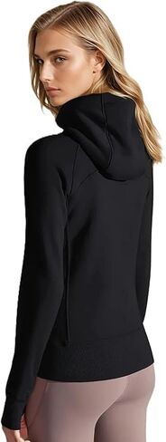 Mary Sports Jacket for Women | Lightweight Full-Zip Hoodie with Pockets, Breathable Activewear Coat for Gym, Running in Saudi Arabia