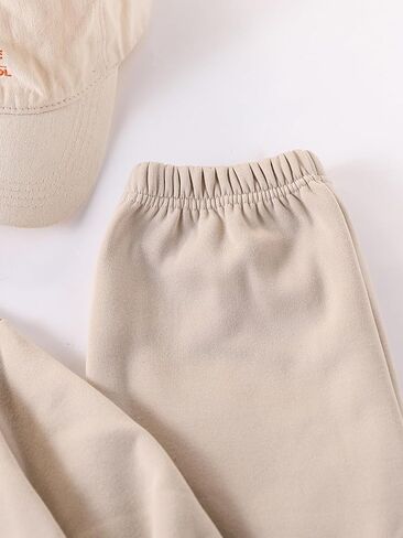 Yvowming 2 قطعة ملابس الفتيات ملابس رياضية مجموعات المتضخم البلوز و Sweatpant فضفاض ملابس الخريف الشتاء in Kuwait