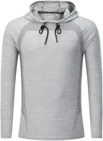 Men's Lightweight Athletic Hoodie Long Sleeve Sportswear for Running Gym Training Outdoor in Saudi Arabia