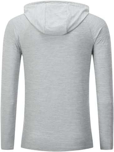 Men's Lightweight Athletic Hoodie Long Sleeve Sportswear for Running Gym Training Outdoor in Saudi Arabia