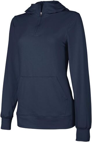 سترة بغطاء رأس بسحاب ربع أداء للسيدات من Charles River Apparel in Saudi Arabia