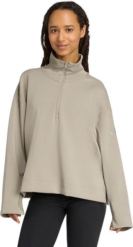 سويت شيرت All Szn Soft Lux ربع سحاب للسيدات من adidas in Kuwait