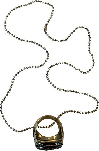 Express Medals Champion Bowling Trophy Ring in Sizes 6 to 15 with Award Display Stand Case and Neck Display Ball Style Chain in Saudi Arabia