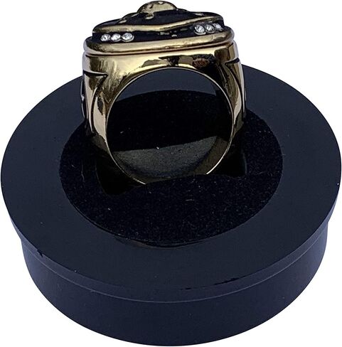 Express Medals Champion Bowling Trophy Ring in Sizes 6 to 15 with Award Display Stand Case and Neck Display Ball Style Chain in Saudi Arabia