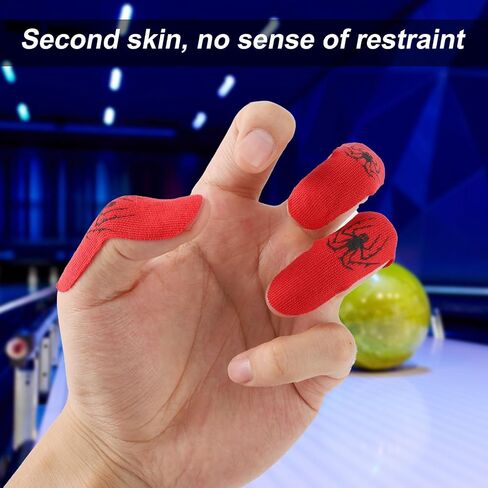BOXOB 120pcs Spider Bowling Thumb Tape, Comfort Thumb Protector for Bowlers Sweatproof Finger Tape for Women Men Essential Bowling Accessories Enhanced Grip & Pre-Cut in Saudi Arabia