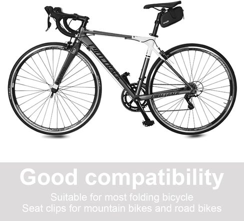 2 Bike Seat Clamps, Aluminum Alloy Post Mounts (31.8mm, Black) for Bicycle Seat Adjustment in Saudi Arabia