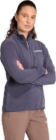 سترة Terrex Multi Essentials الصوفية للمشي لمسافات طويلة بنصف سحاب للسيدات من adidas in Saudi Arabia