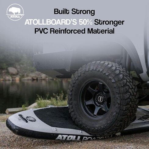 Atoll Inflatable Paddle Board with Premium SUP Stand Up Paddle Board Accessories & Back Pack, Non-Slip Comfort Deck for Unisex Adult in Kuwait