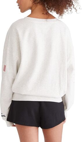 AEROPOSTALE Women's La Notch-Neck Sweatshirt in Saudi Arabia